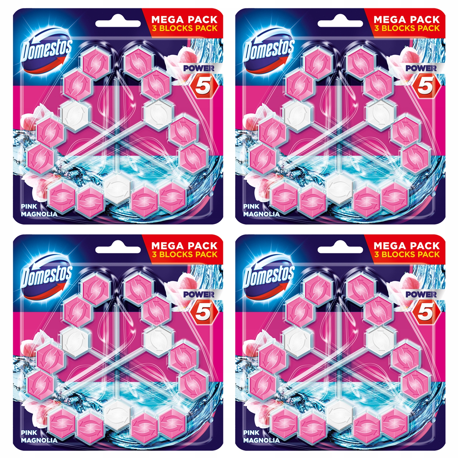 

Domestos Power 5 Zawieszka Wc Pink Magnolia 12szt