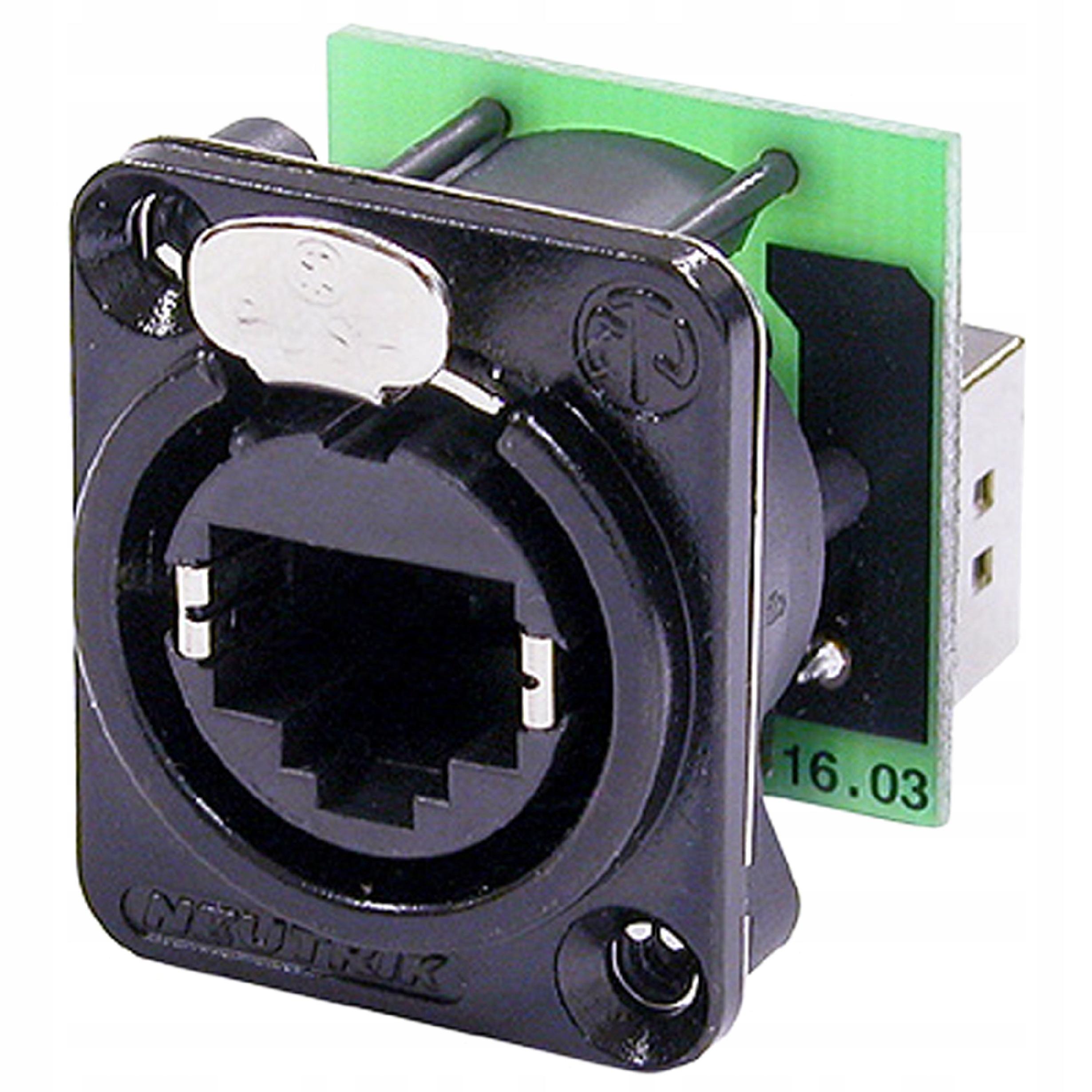 

Neutrik NE8FDP-B Gniazdo Panel Ethercon CAT5e RJ45