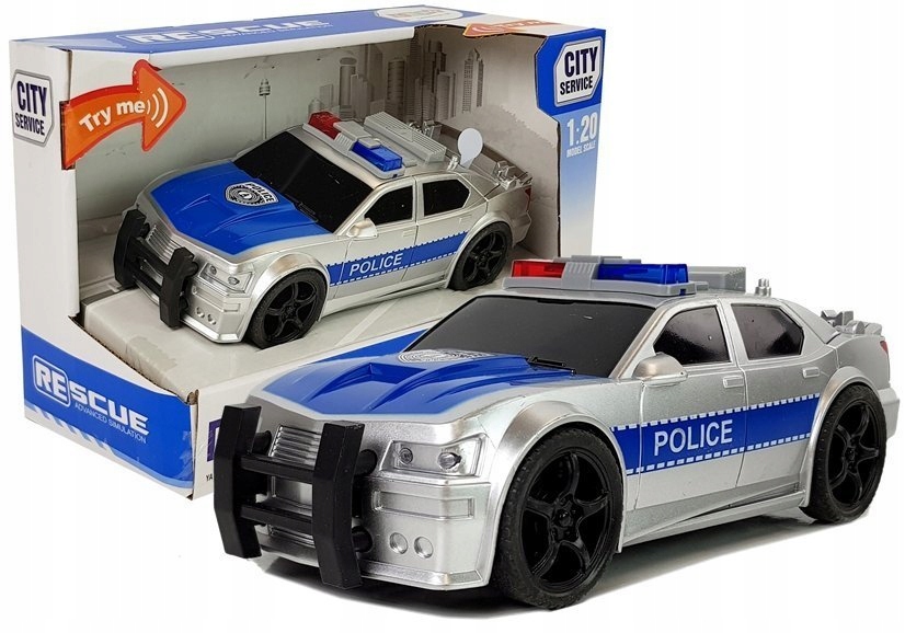 

Auto Policyjne Policja Police Napęd Koguty Dźwięk