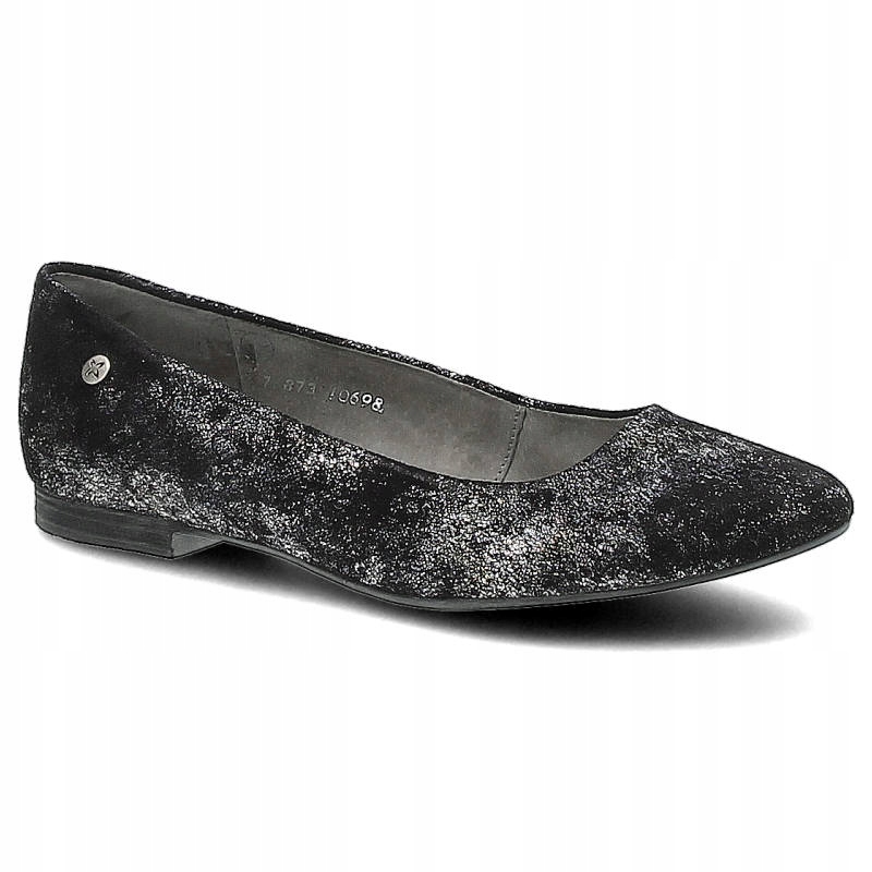 Czarne Baleriny Maciejka Damskie Stylowe Obuwie Płeć kobieta