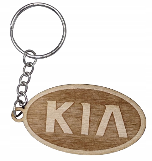 

Drewniany brelok do kluczykow Kia samochodu auta