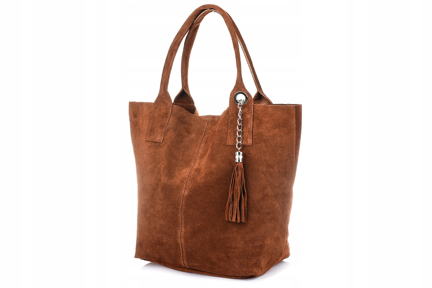 

Shopper włoska Skóra Zamszowa torba A4 Worek L82