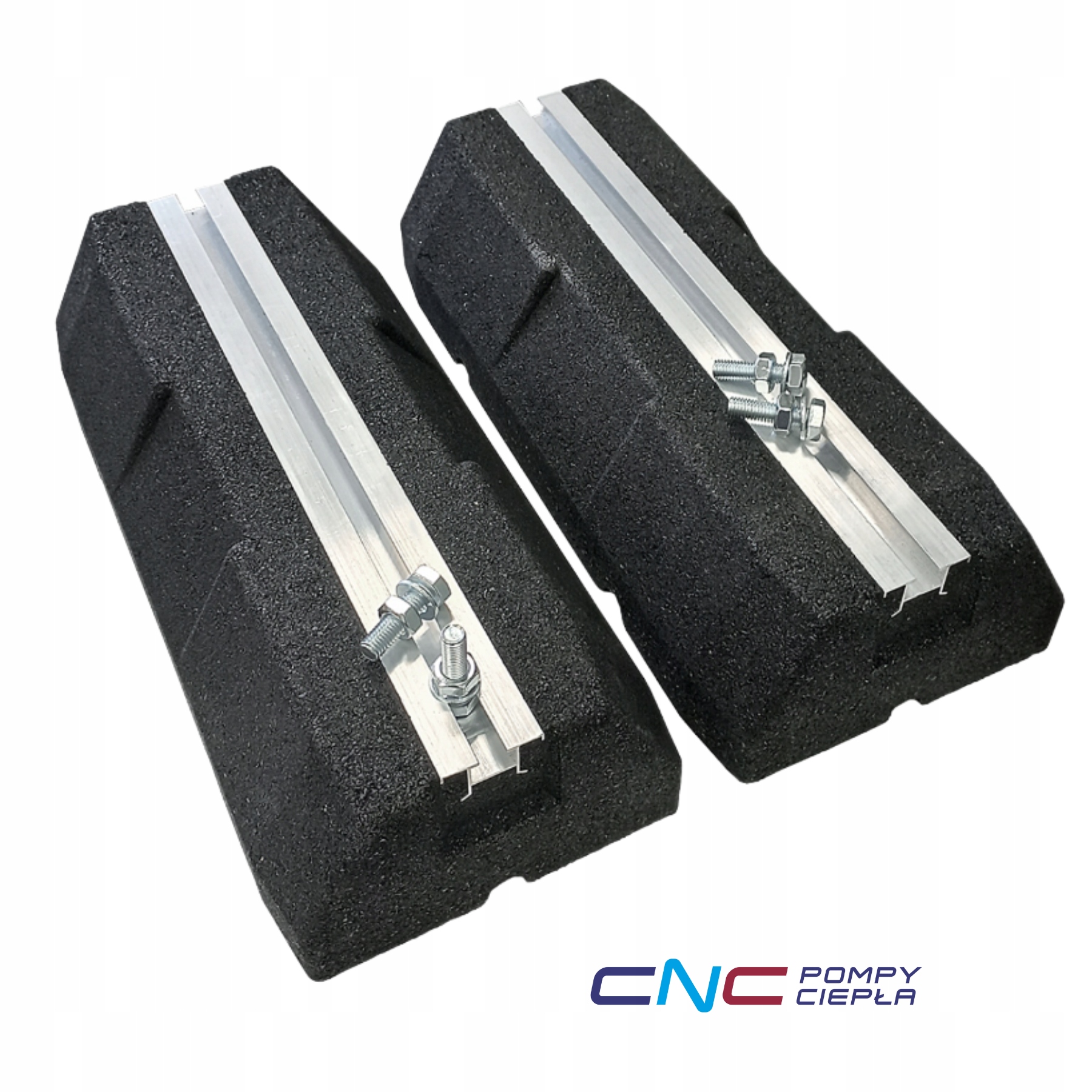 Podstawa gumowa antywibracyjna 400x95x130 mm pod pompę – 1 komplet 2 sztuki