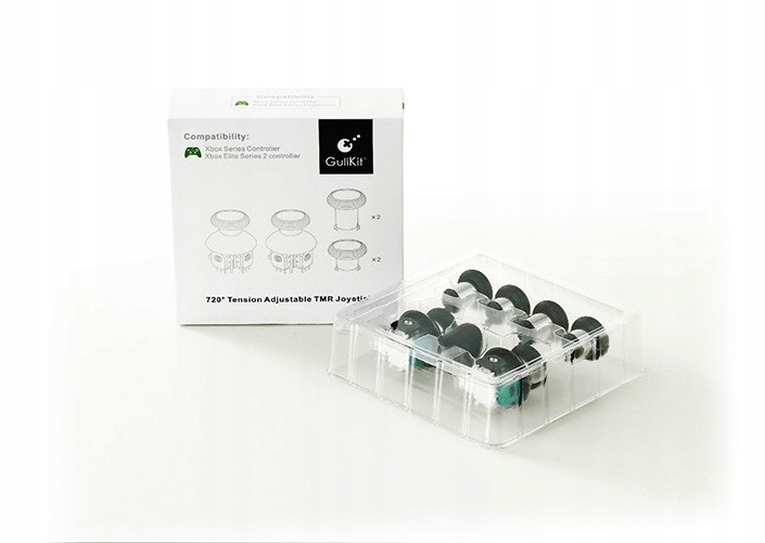 Analogi magnetyczne GuliKit 720 Tension NS55 zestaw grzybki Xbox Series