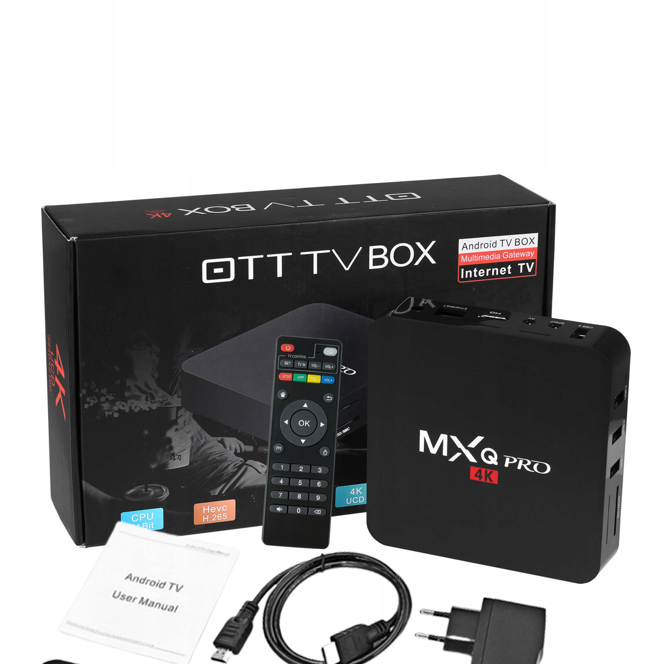 SMART TV BOX 8GB NETFLIX 4K DEKODER Android 7.1 Sklep, Opinie, Cena w