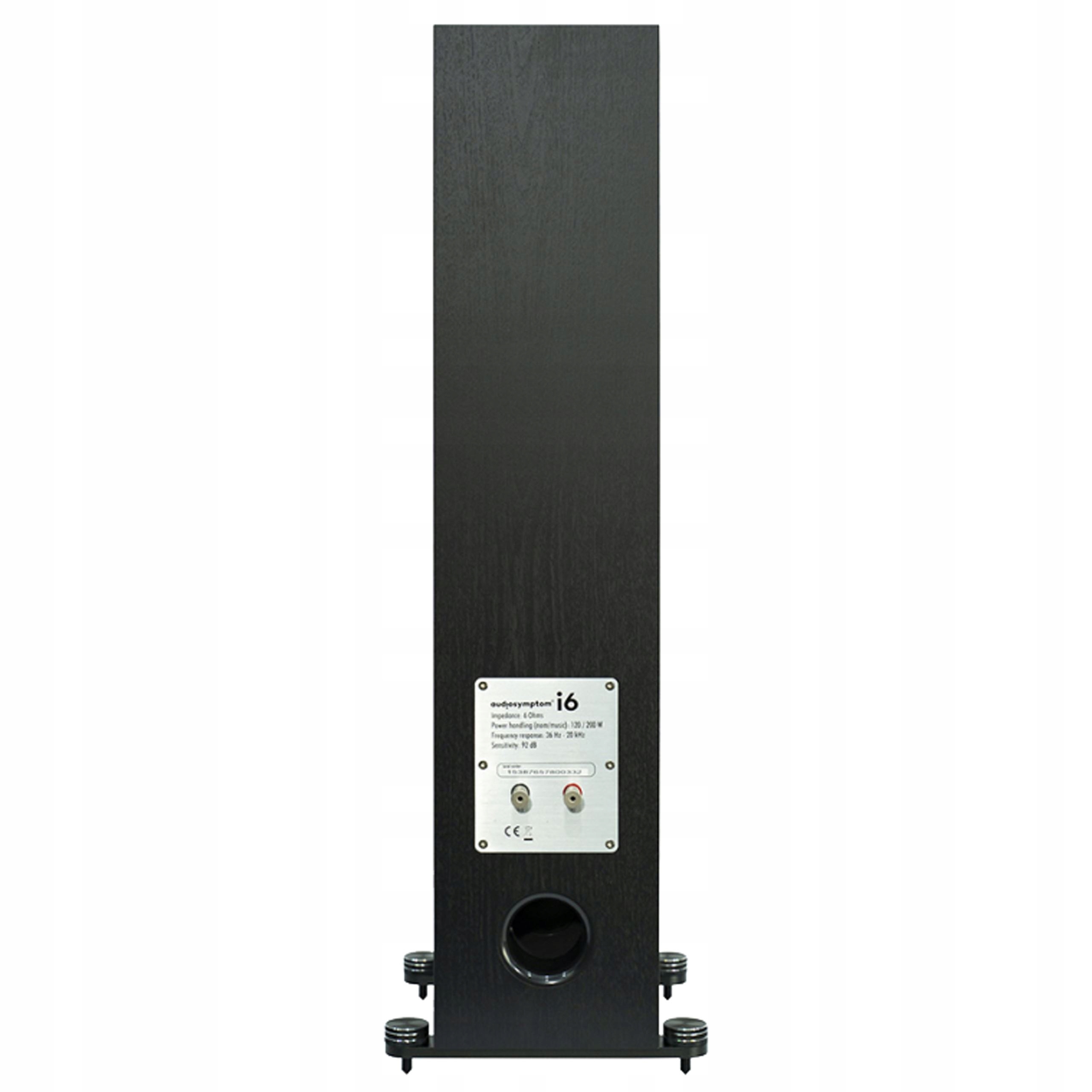 KOLUMNY PODŁOGOWE AUDIOSYMPTOM i6 BLACK COOPER Moc znamionowa RMS 120 W