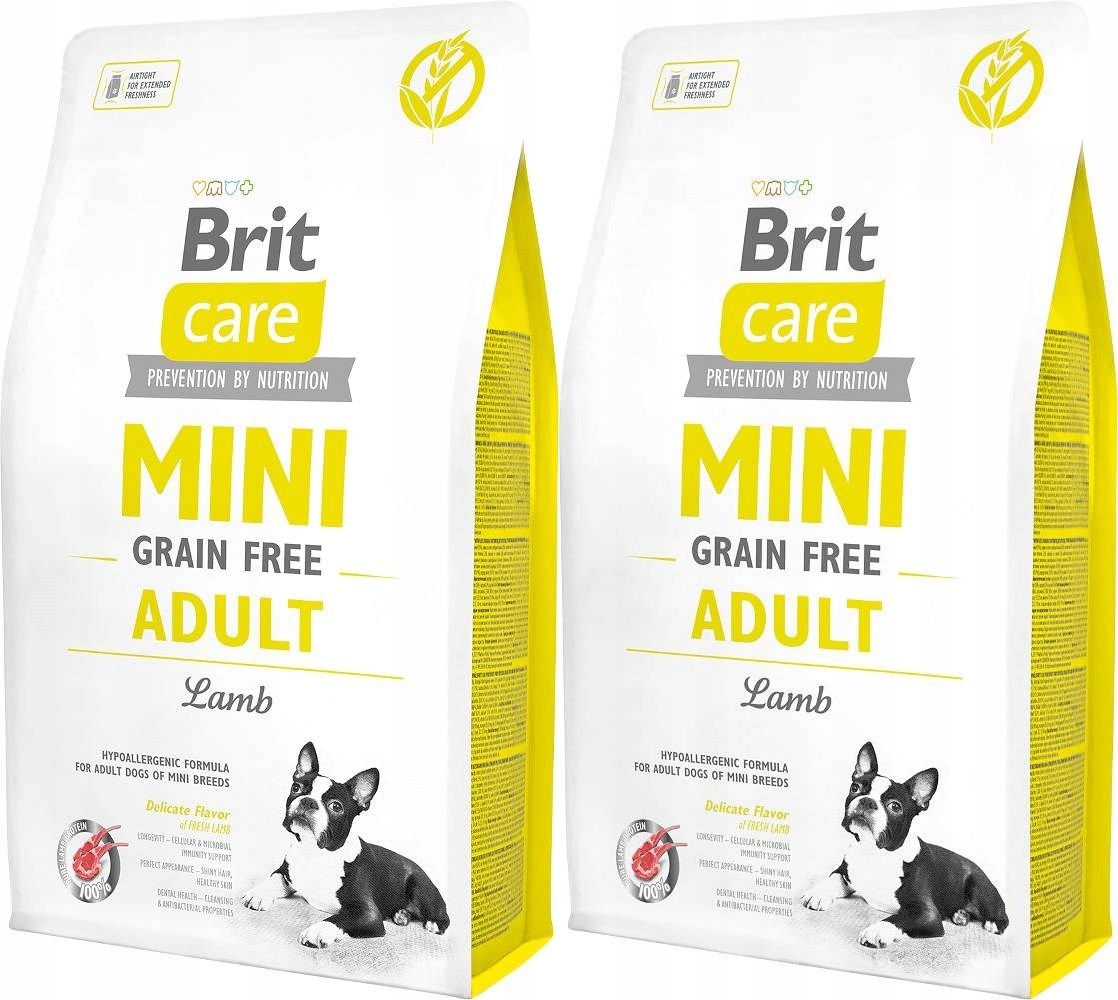 Brit Care Grain Free Mini Adult Lamb 2 x 2 kg