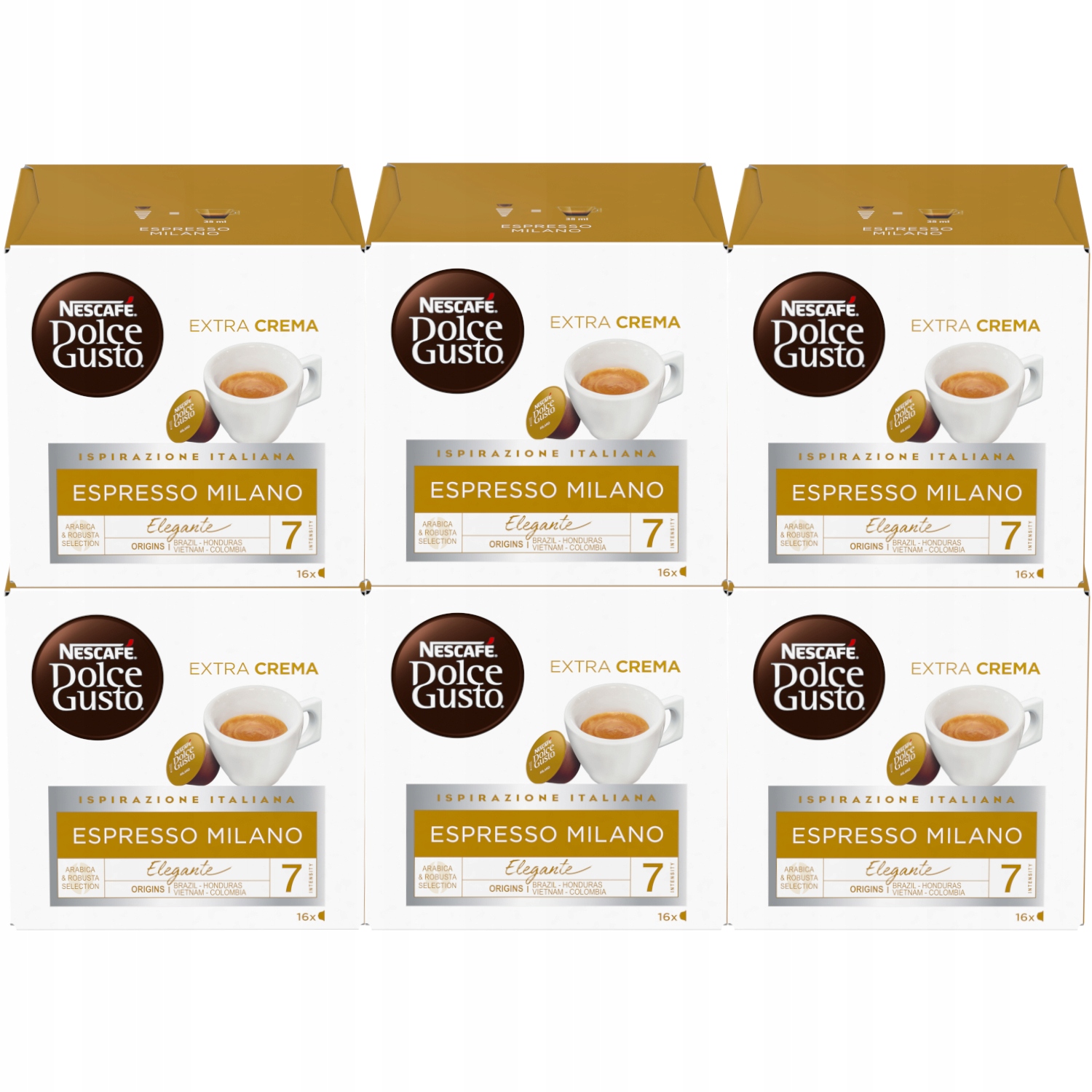 Nescafe Dolce Gusto Espresso Milano 6x 16 kapsułek