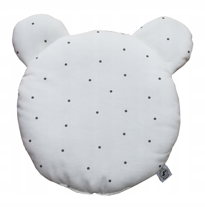 Poduszka Miś w brązowe kropki