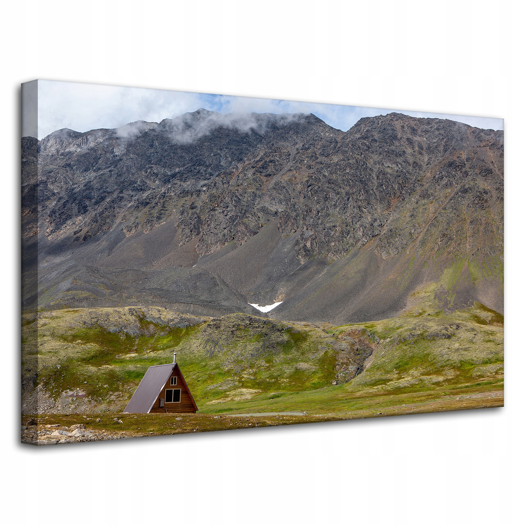 Obraz Canvas Příroda Domeček Chata v horách 80x50 cm