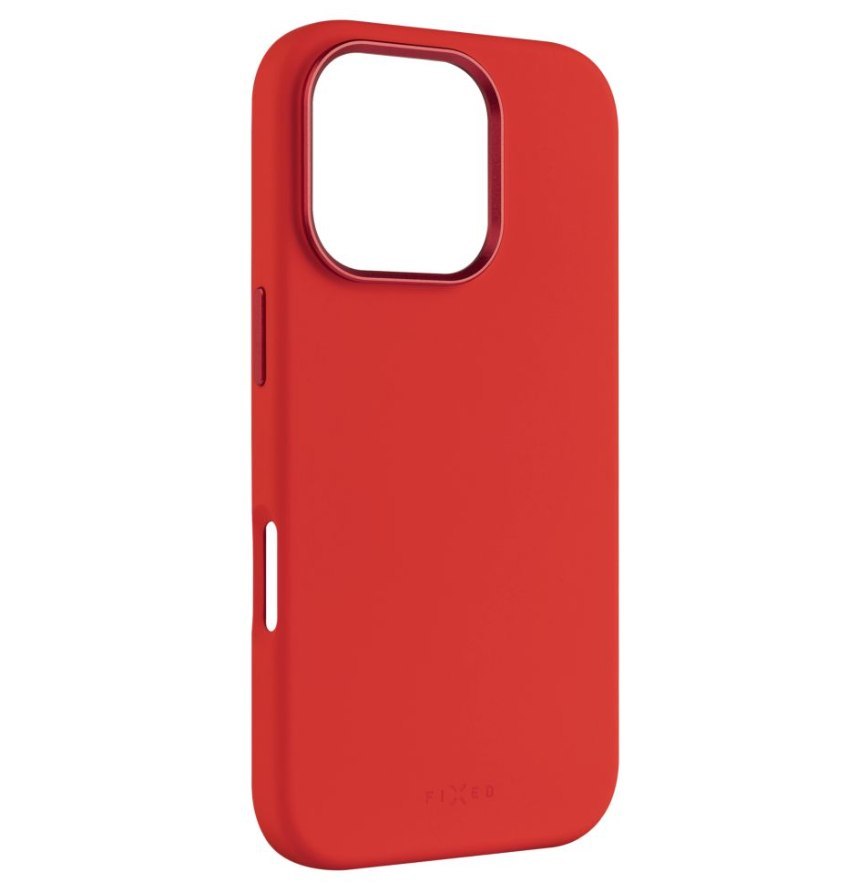 Fixed MagFlow Back cover Apple iPhone 16 Pro Liquid silicon Red
