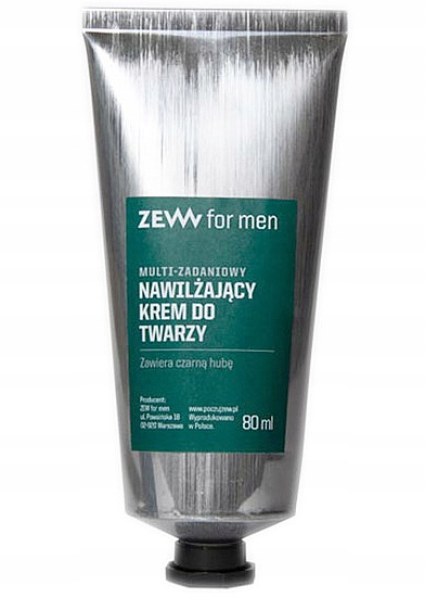 Zew Pánský krém na obličej s černou 80 ml