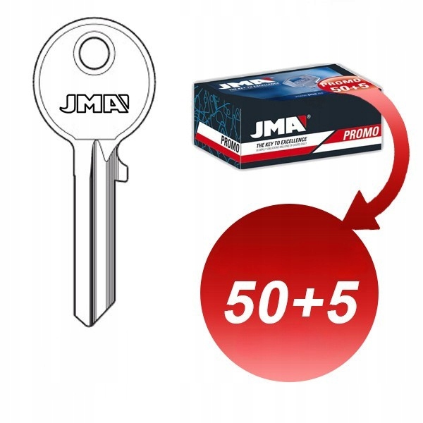 Bytové Klíče Surové Jma Lob Klíče LB-1 Sada Balíček 55 Ks