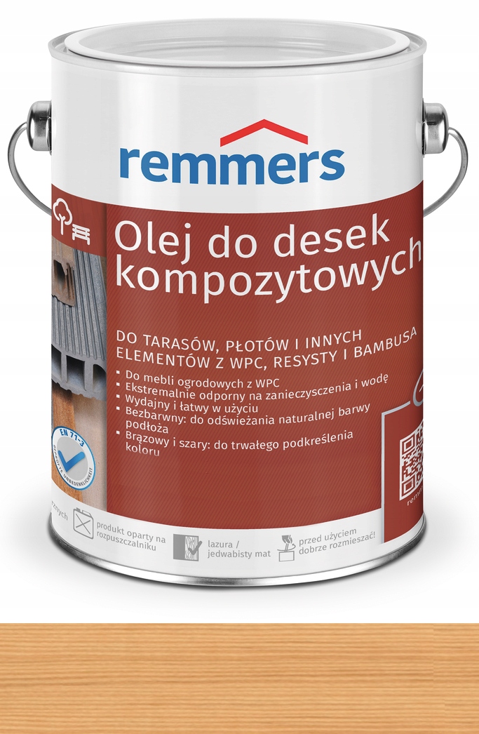 

Remmers Wpc Olej kompozytów,tarasu bezbarwny 0,75L