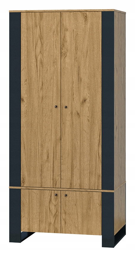

Szafa ubraniowa Wood 4D Dąb Craft Złoty