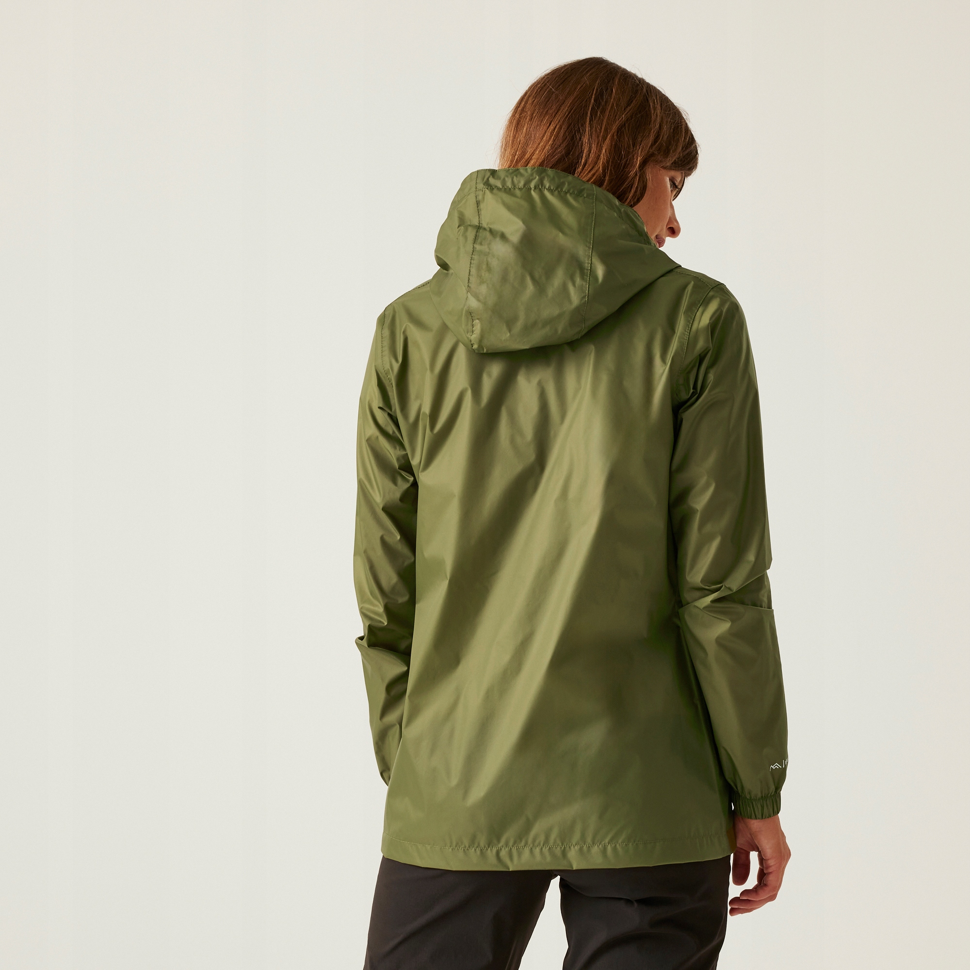 Kurtka przeciwdeszczowa Regatta RWW305 1W3 Pack-It zielony khaki XXL