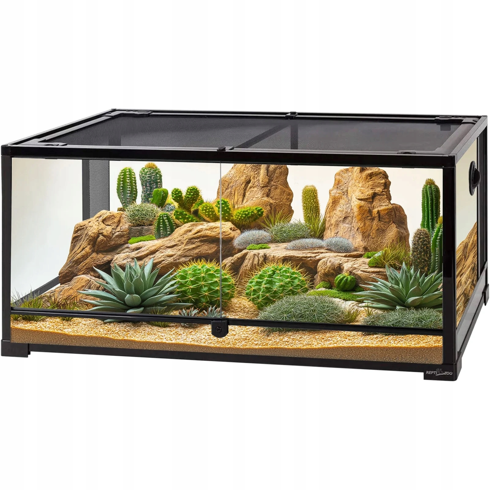Terárium Pro Plazy Obojživelníky 90X45X45 CM Chovný Výběh Rozkládací Osb