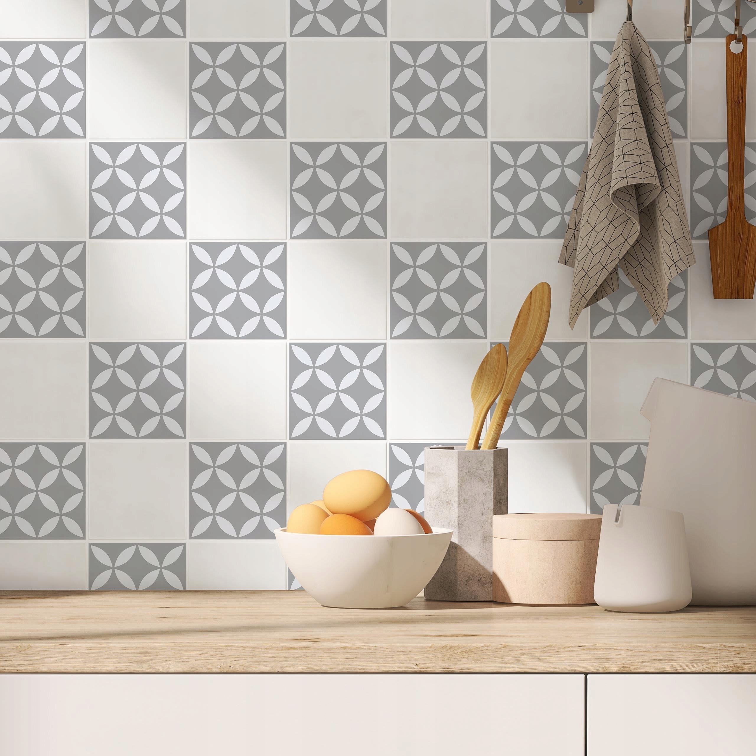 Laminált Csempe Matricák Klasszikus DÍSZEK Mozaik 24 db-os szett Márka Muralo