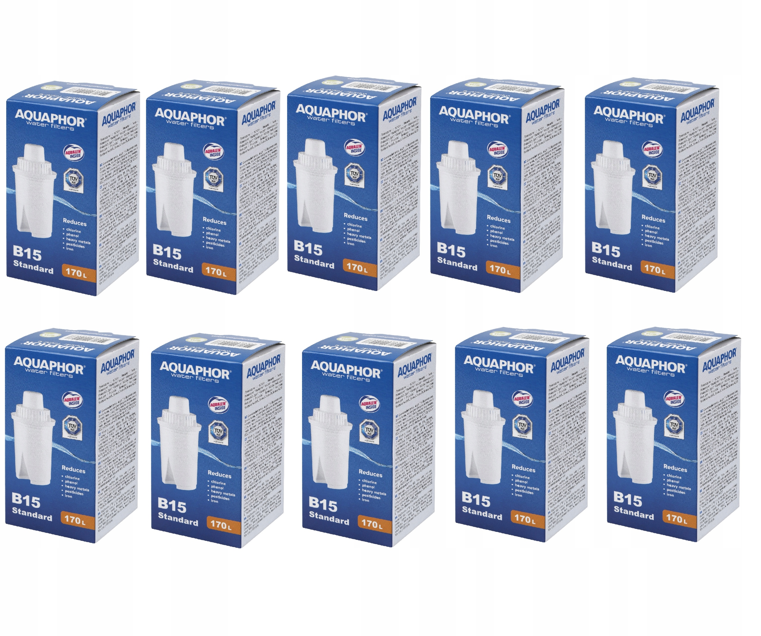 

Wkład filtrujący Aquaphor B15 Standard 10 szt.