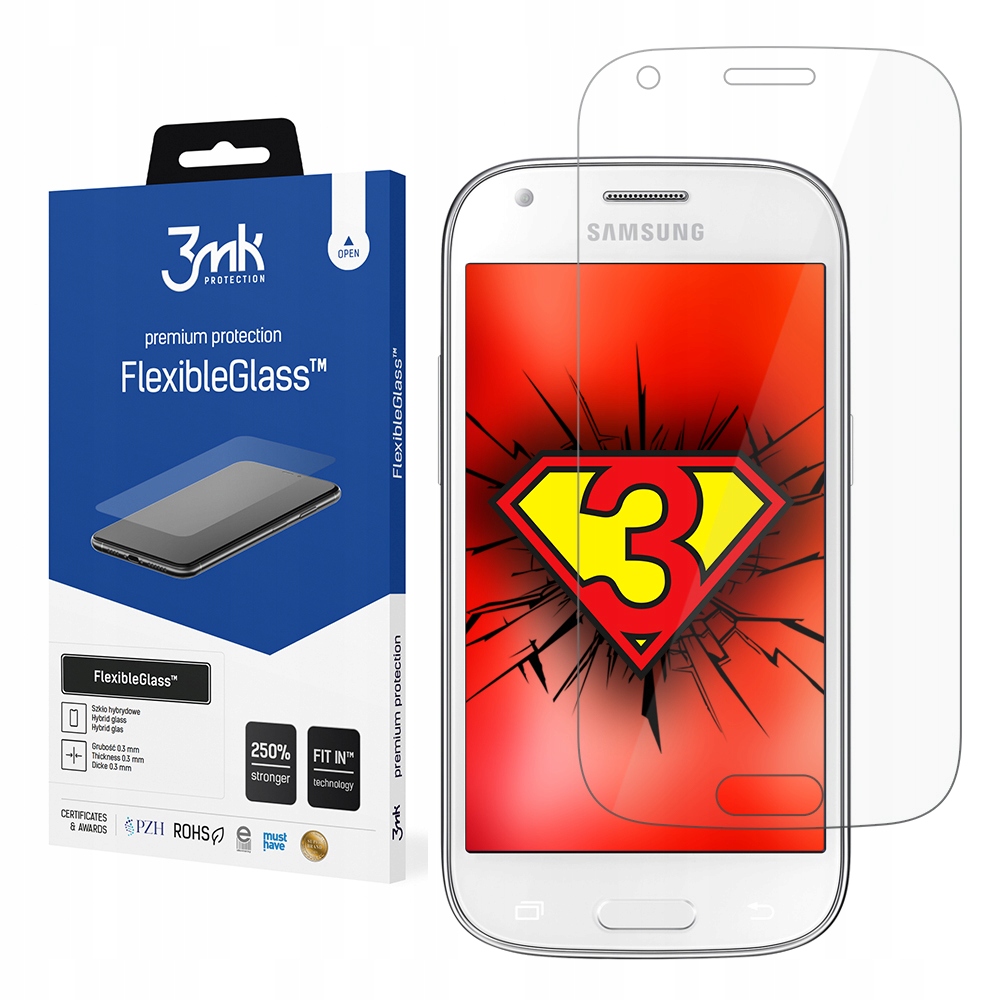 

Do Samsung Galaxy Ace 4 Szkło 7H 3mk FlexibleGlass