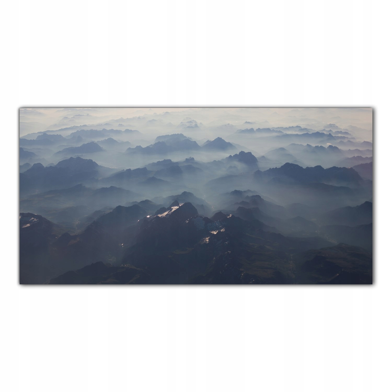 

Obraz na szkle Foto Mgła Las Góry Natura 120x60