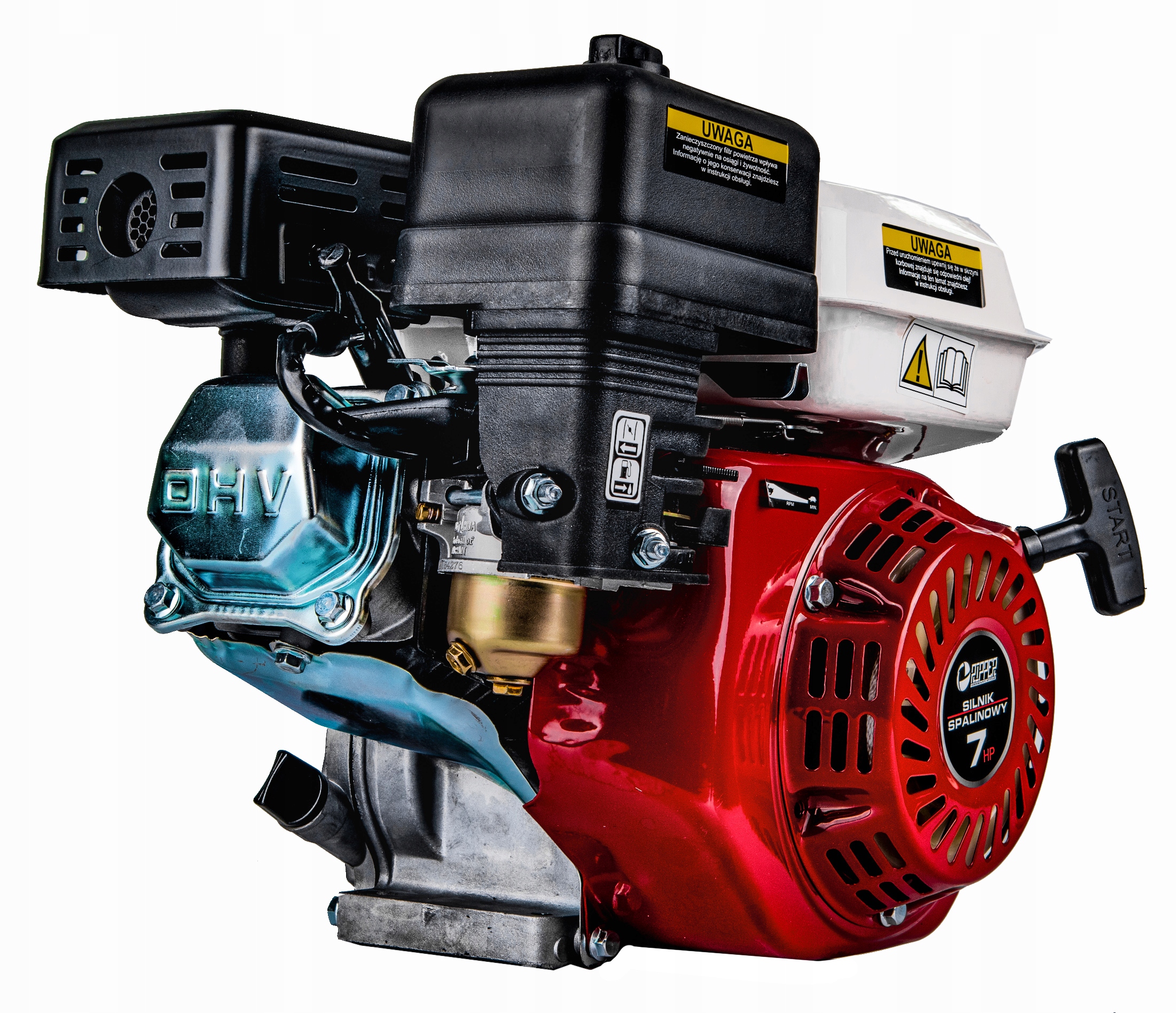 SILNIK SPALINOWY 7,5KM WAŁEK 20MM GX160 + SPRZĘGŁO Model Ripper GX160