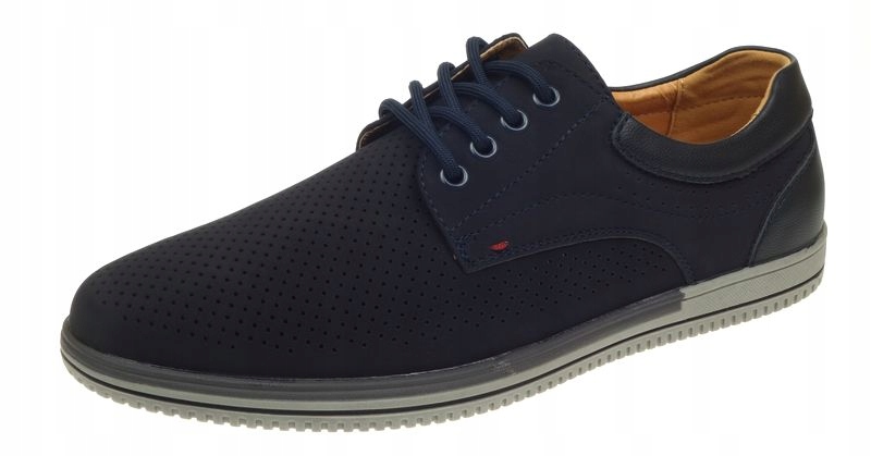 

Buty Męskie Wojtyłko Półbuty Sznurowane Casual 44