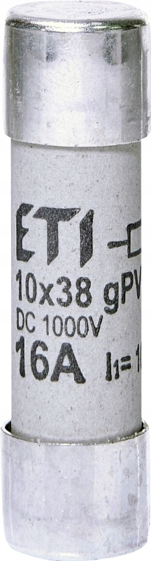 

Wkładka topikowa cylindryczna CH10x38 16A , eKopel