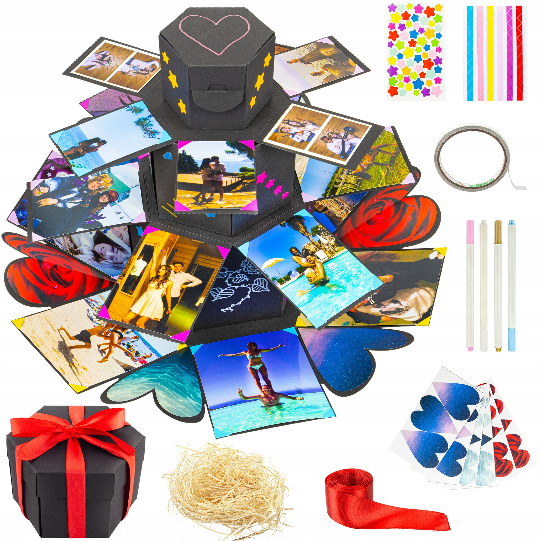 Krabička Překvapení Exploding Box Diy Album