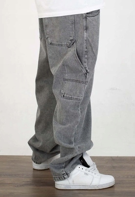 Kalhoty I8 Denim BAG110 Baggy šedé