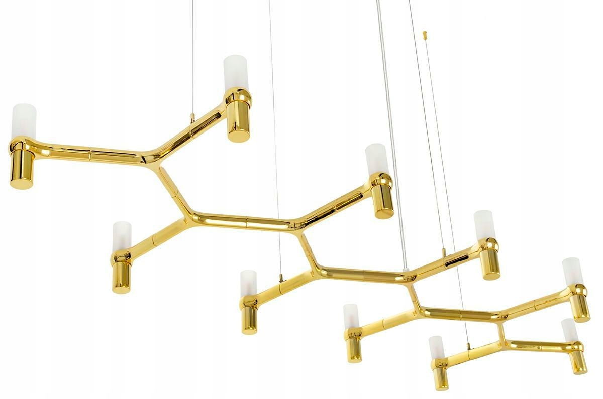 Lampa wisząca Atomic Long złota