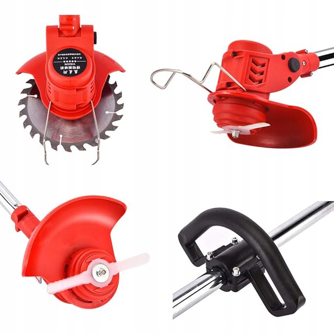 CORDLESS WEED EATER,3-IN-1 LIGHTWEIGHT PUSH GRASS STRING TRIMMER EDGER Waga narzędzia 2 kg