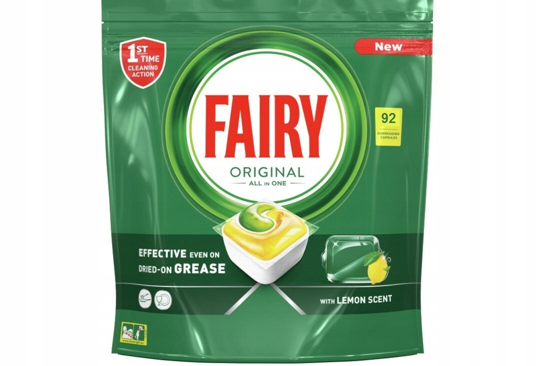 

Tabletki do zmywarki Fairy (92) all in one lemon