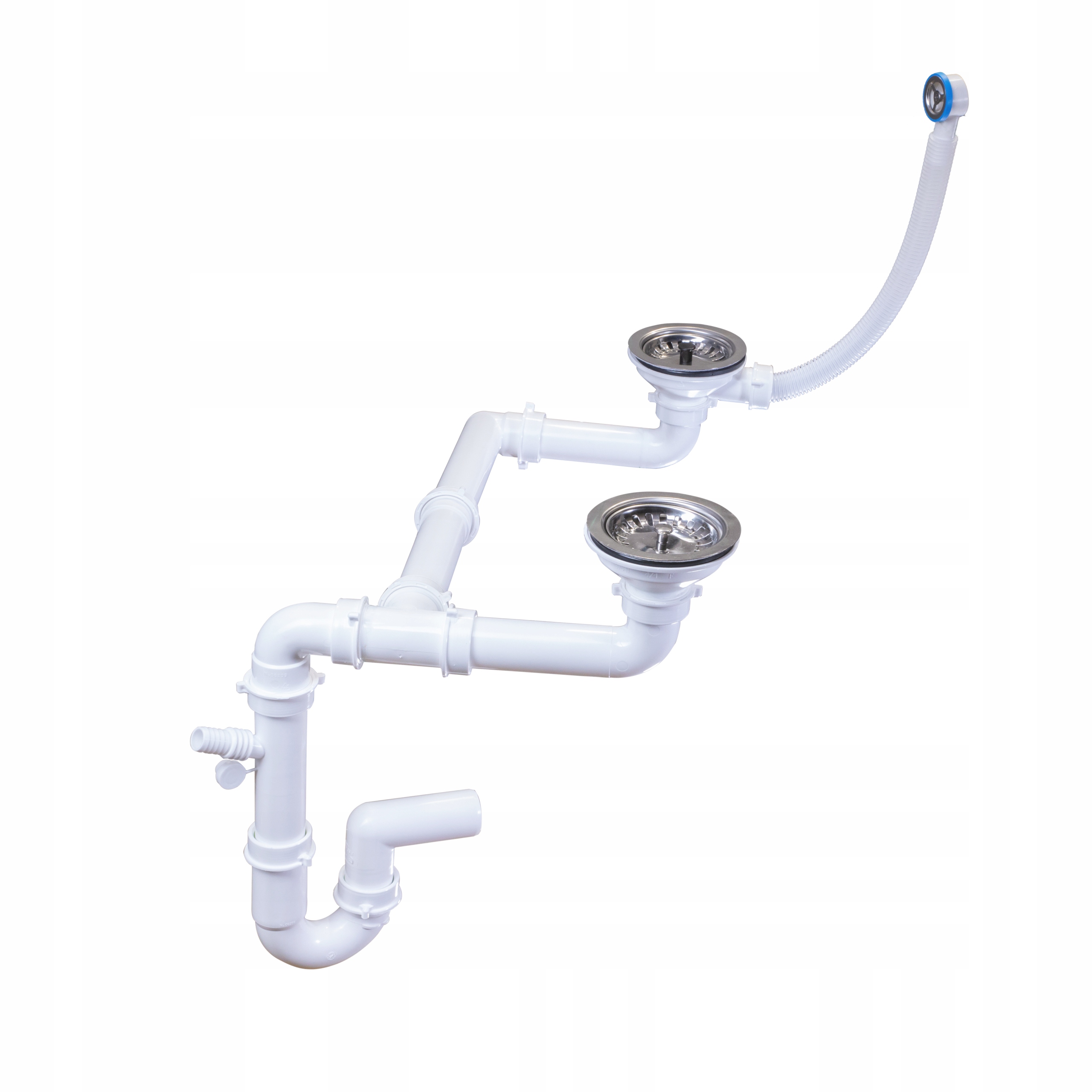 

Syfon Manualny 2 Komory Do Zlewozmywak Granitowy