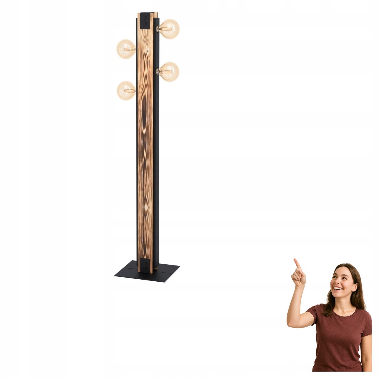 Podlahová lampa Layham 43471 Eglo