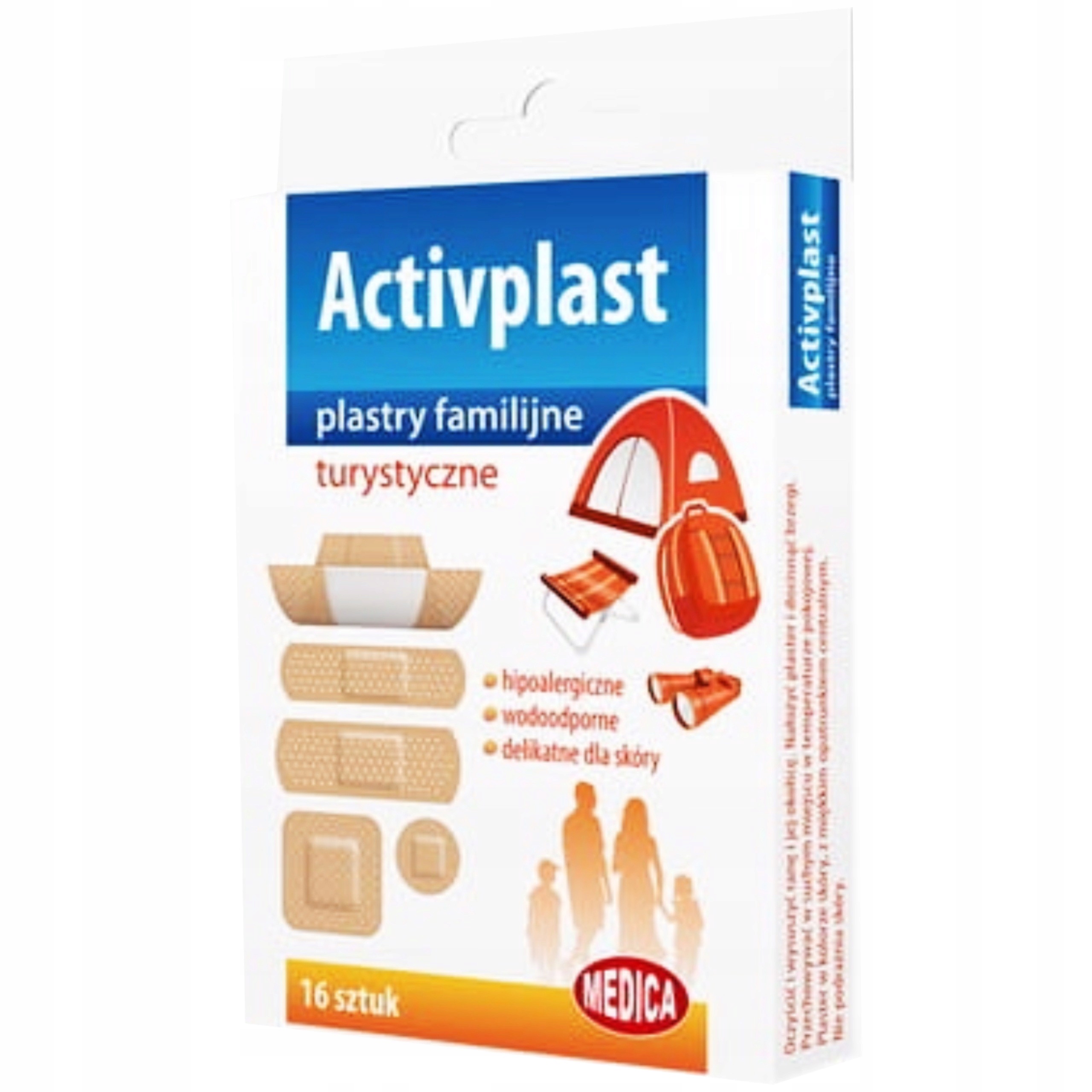 

Activplast Plastry familijne turystyczne 16 sztuk