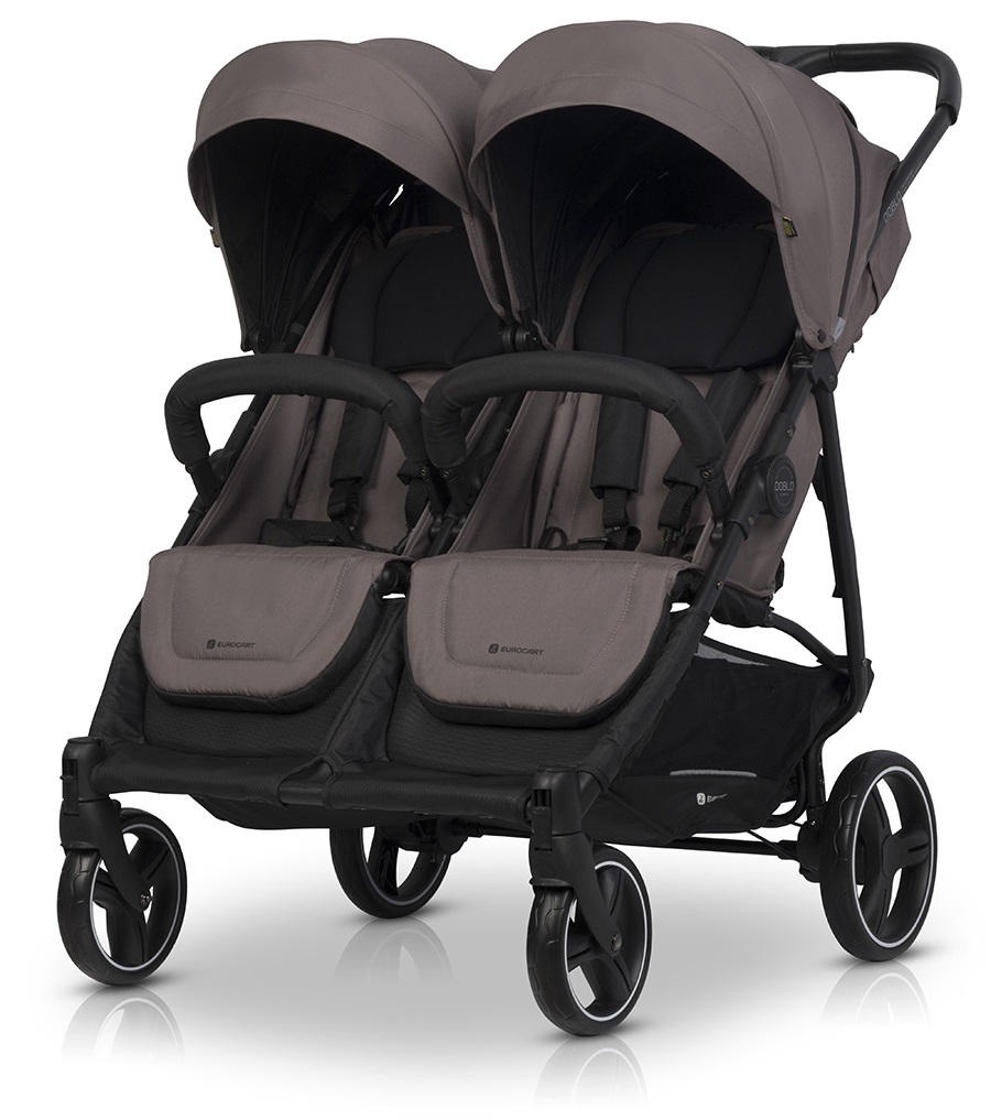 WÓZEK ROK PO ROKU BLIZNIACZY PODWÓJNY DO 22KG 2X POKROWIEC+FOLIA AKCESORIA