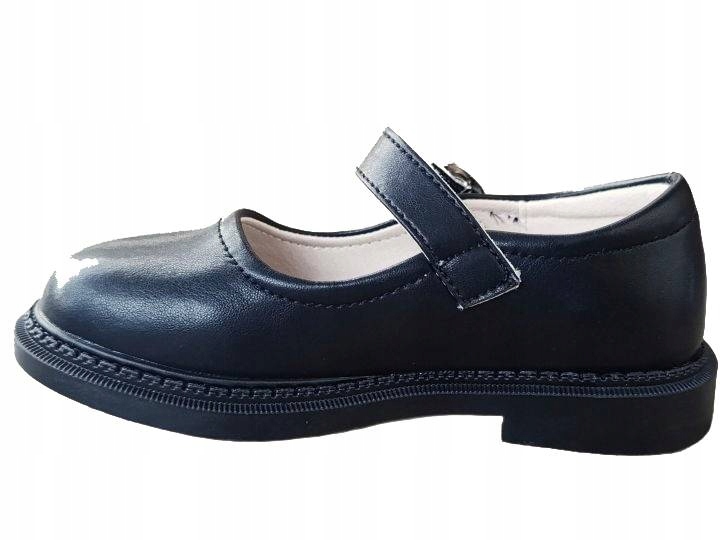 ŚLICZNE balerinki wizytowe Półbuty wesele rzep skóra r. 29 P2-76 Kolor różowy