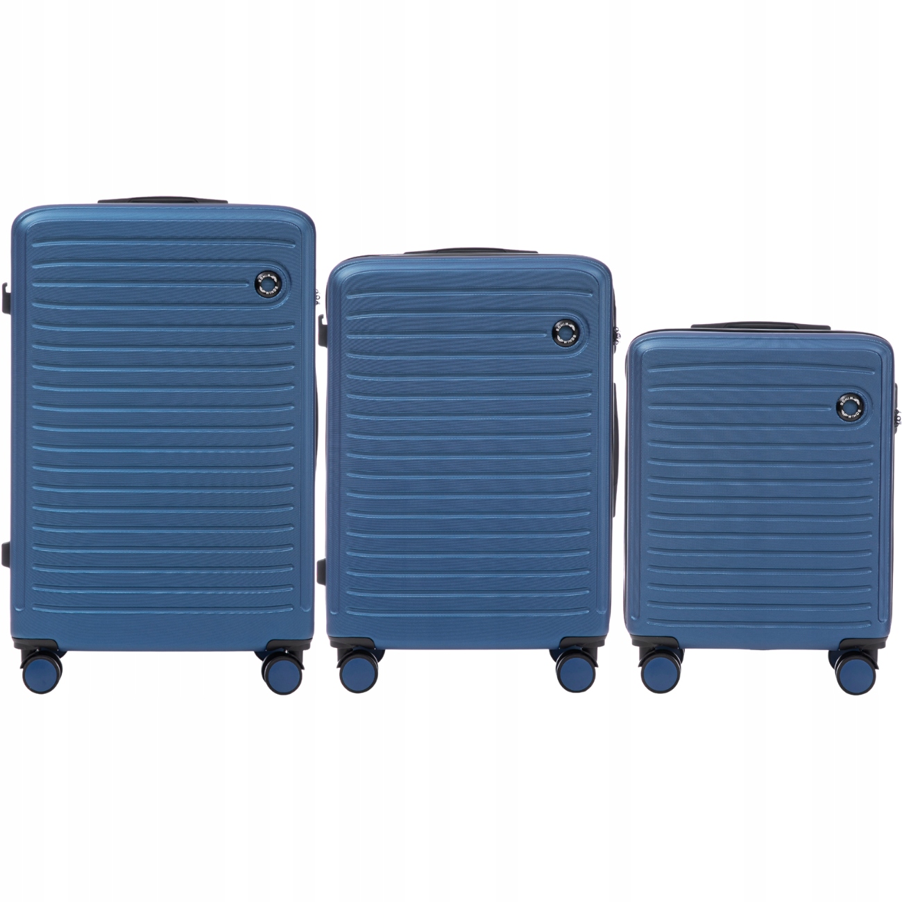 Sada tvrdých kufrů z Abs, sada cestovních zavazadel na 4 kolečkách Wings