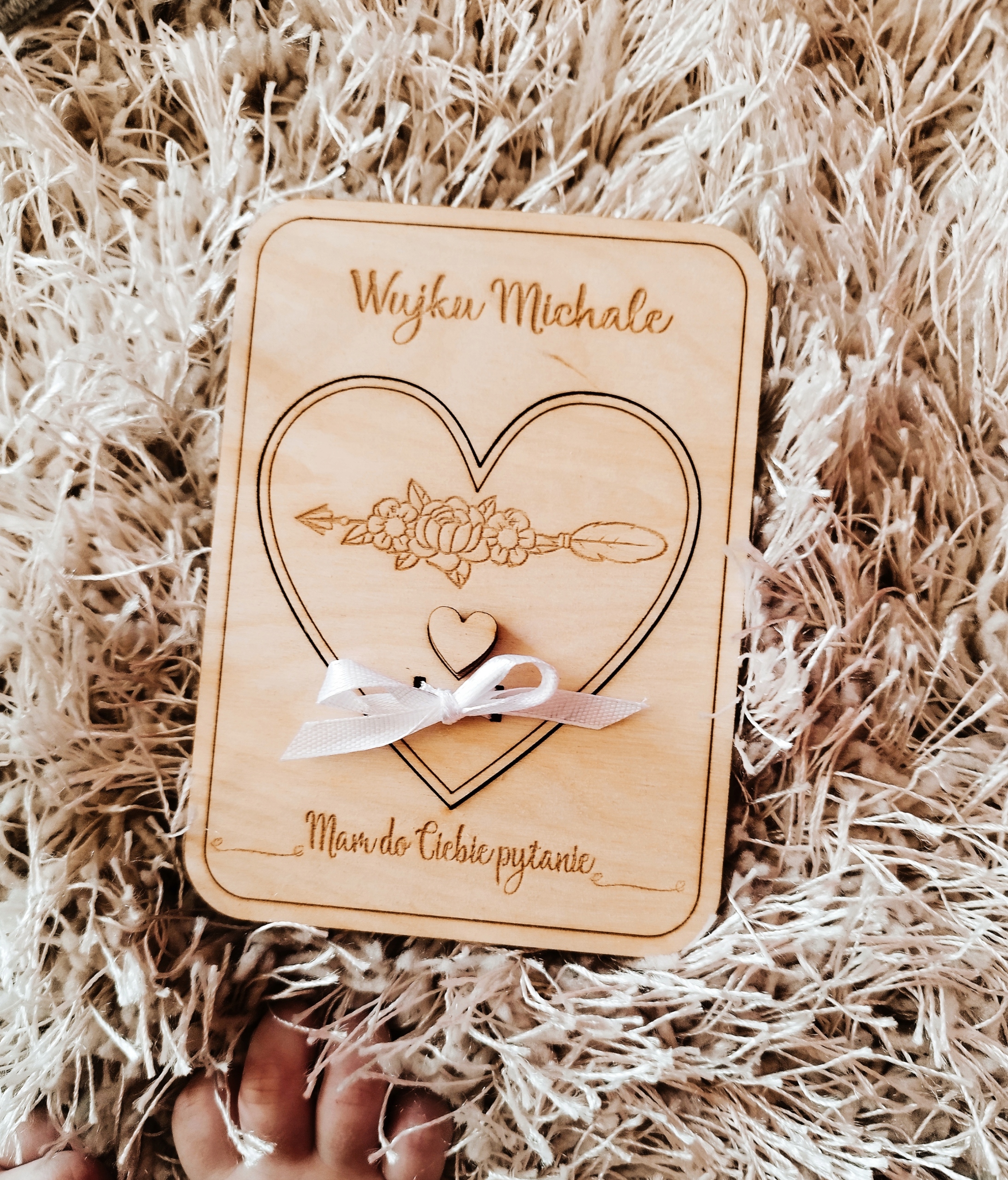 Pytanie czy zostaniesz moją chrzestną matką prośba Marka bez marki