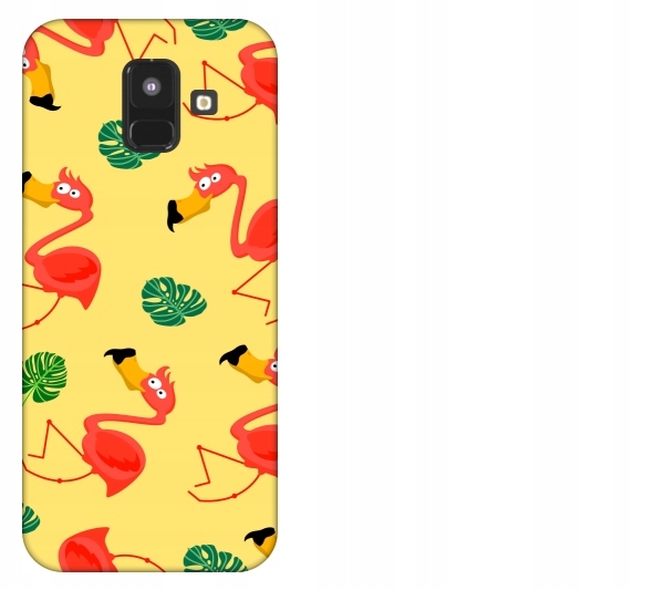 

Etui pokrowiec Samsung Galaxy A6 2018 Flamingi smi