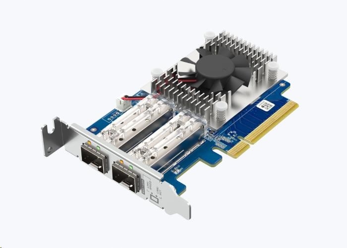 Qnap QXG-10G2SF-NXE 2x 10GbE Sfp+, low-profile, PCIe Gen3 x8 QXG-10G2SF…