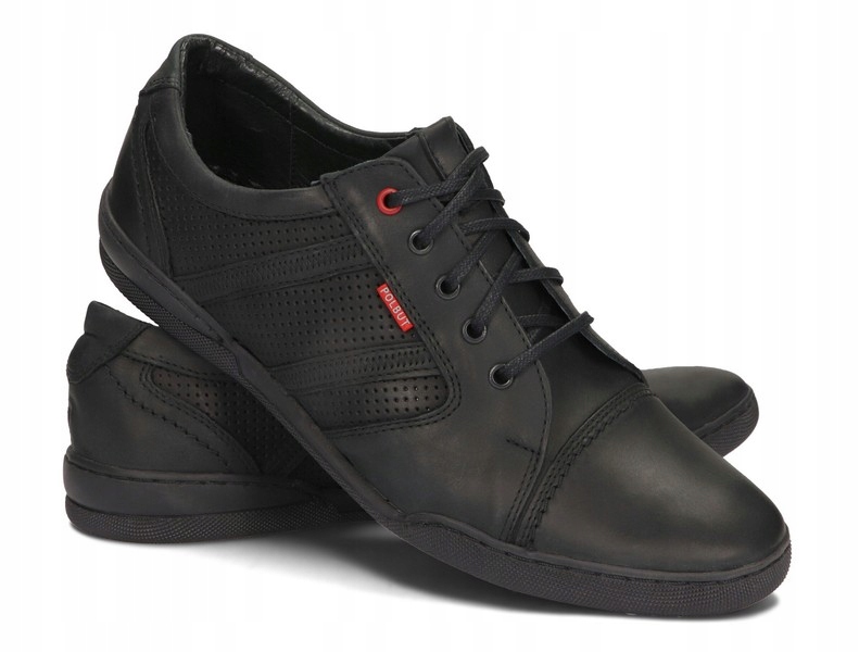 

Buty Męskie Skóra Casual Polbut R-3P Czarny 44