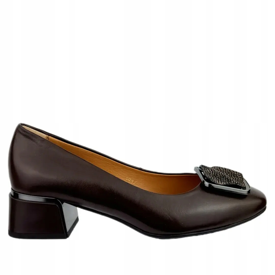 Dámské polobotky Higo 2917 CZEK452 hnědé velikost 35, hnědá