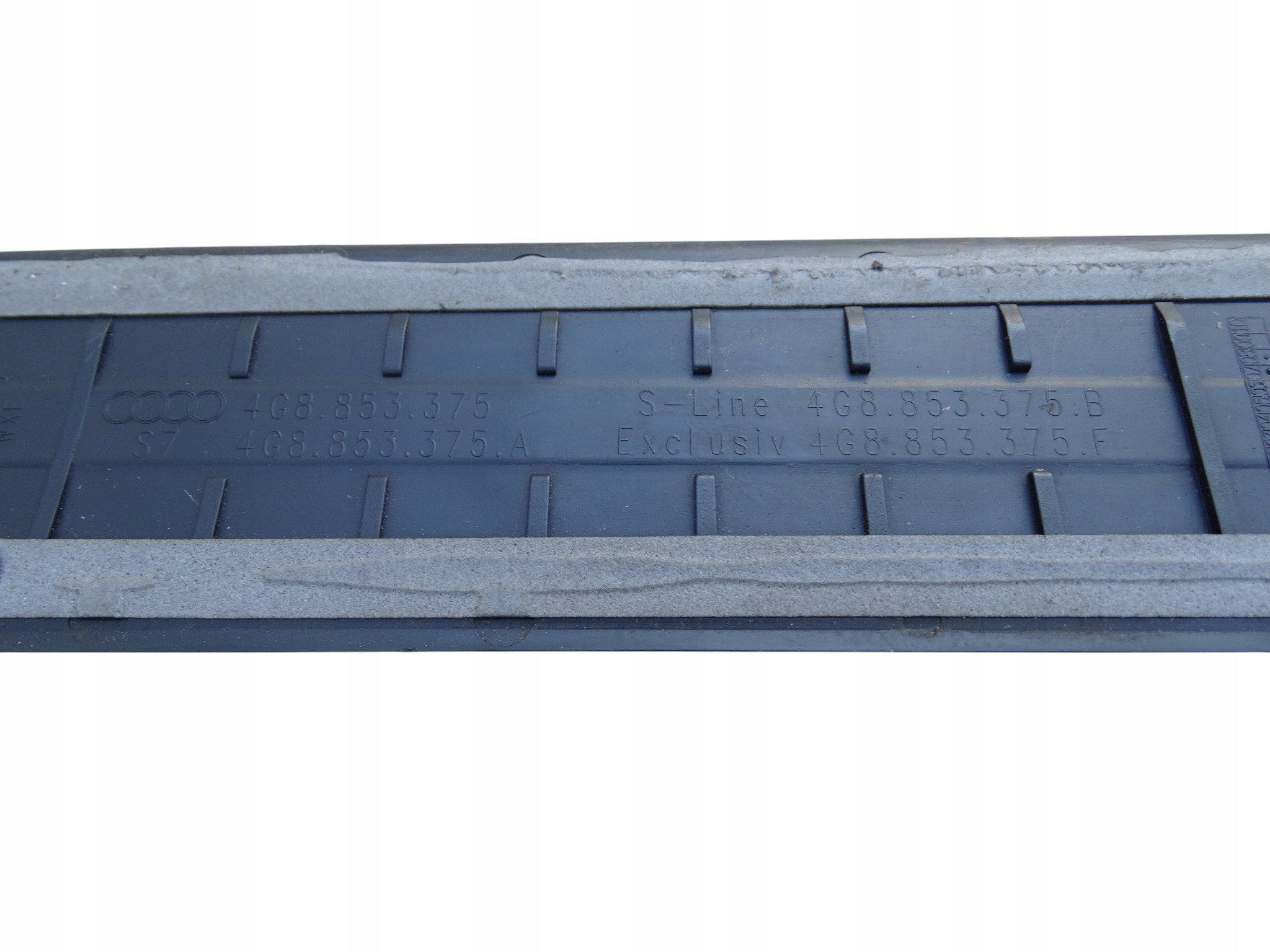 AUDI A7 C7 4G8 10-18 mouldings threshold caps S-LINE inner KOMPLET ASO