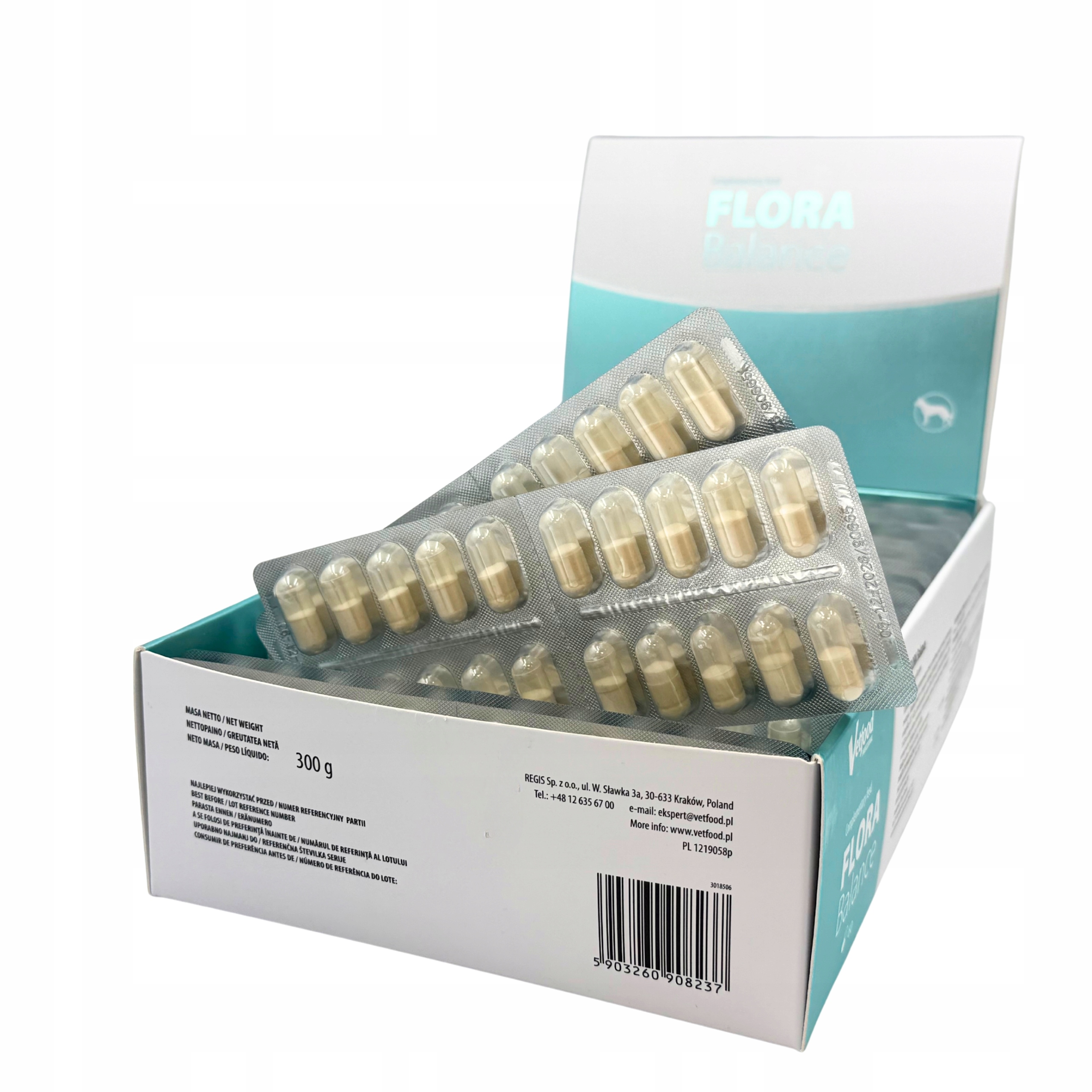 Vetfood Flora Balance Box 600 kapsułek