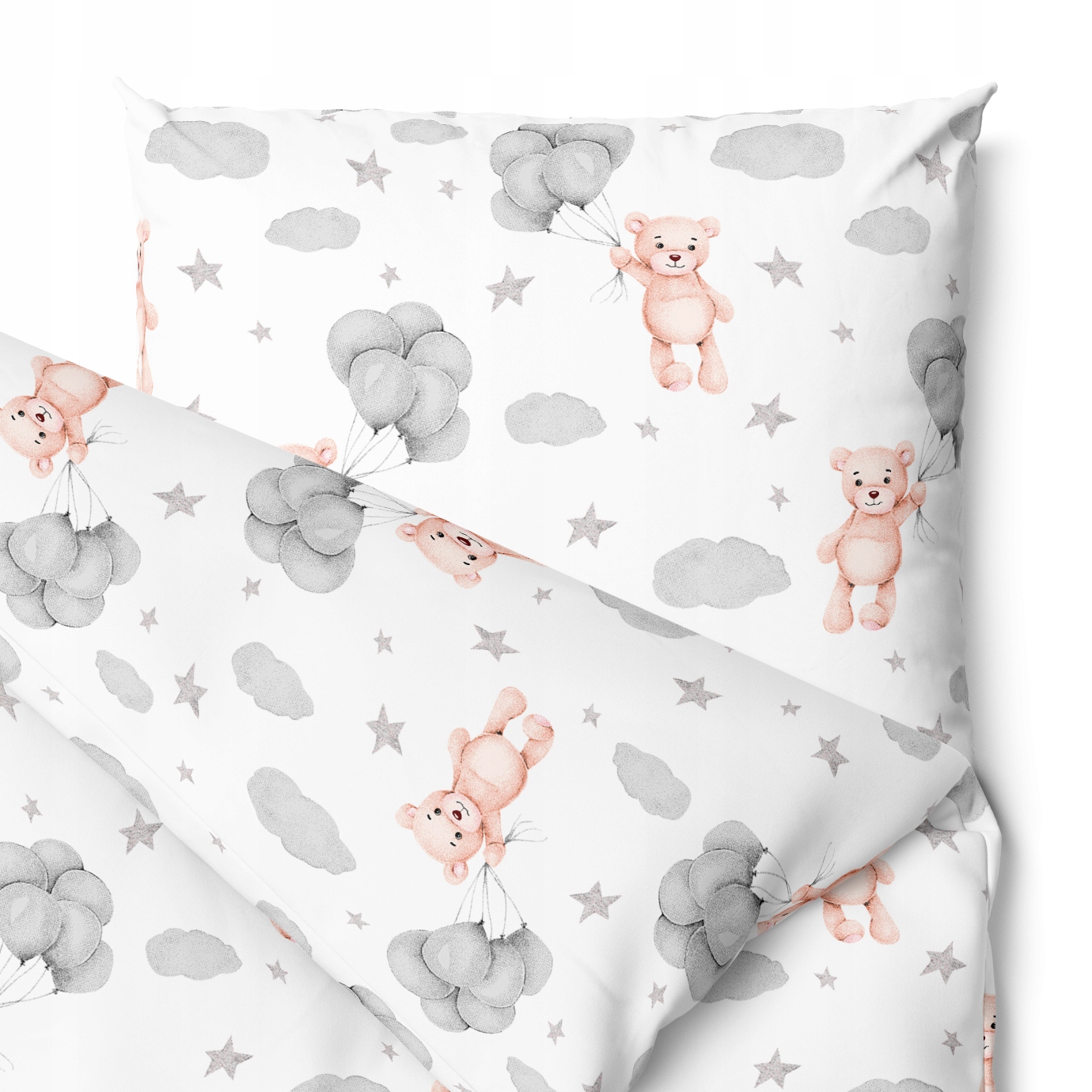 POŚCIEL 100x135 DO ŁÓŻECZKA DZIECIĘCA NIEMOWLĘCA 2 ELEMENTY PRODUKT POLSKI Marka inna