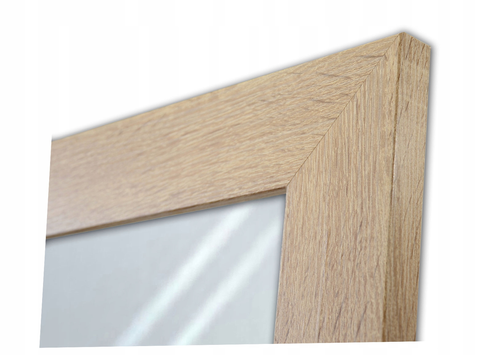 Zrcadlo v širokém rámu 110x60 dub sonoma