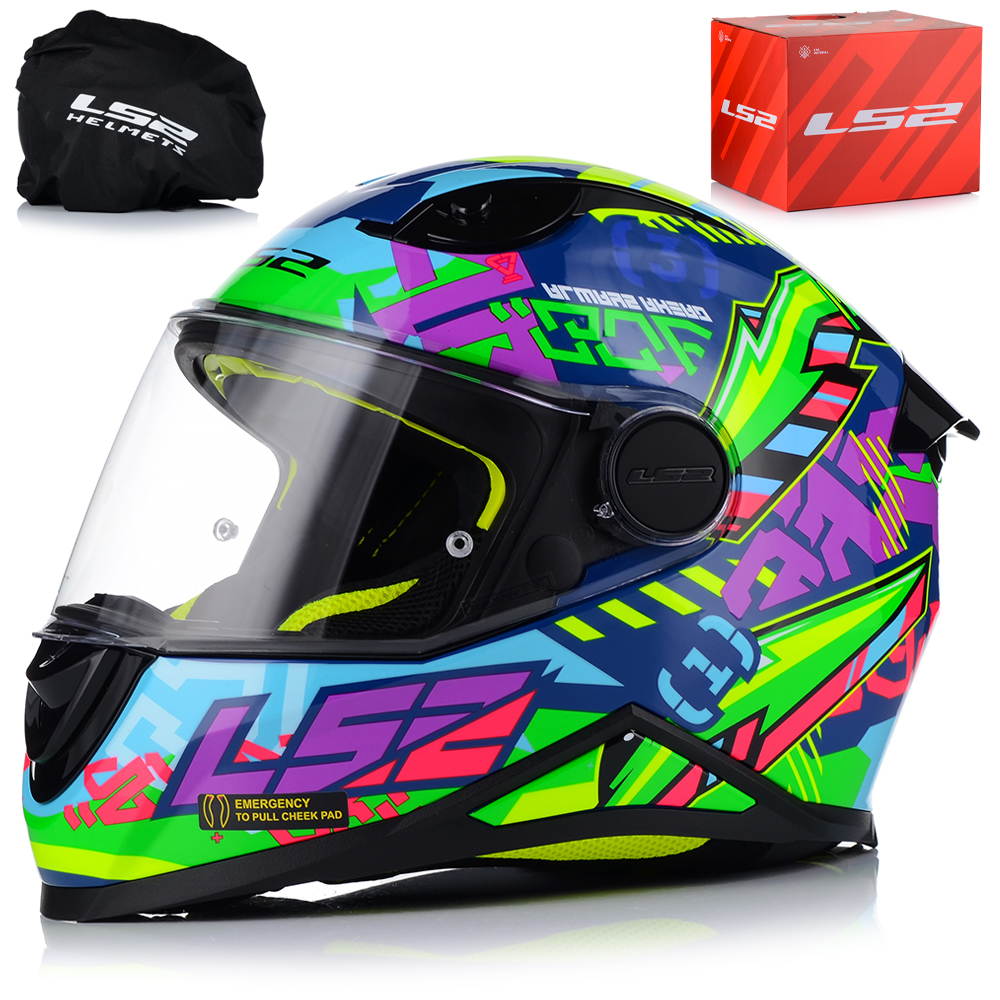 Motocyklová Prilba Pre Deti LS2 FF812 Integrálna Detská Ľahká 1250 g.