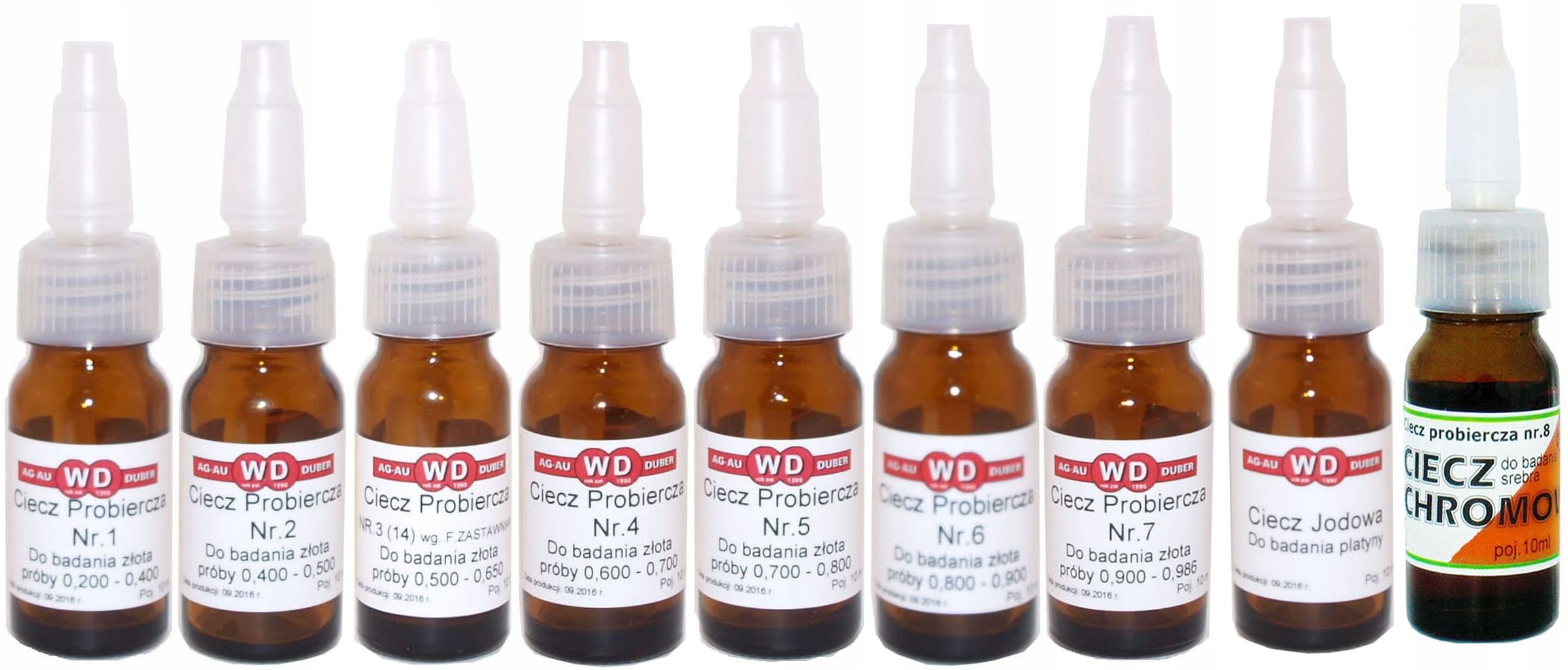 

Probercza Ciecz Chromowa Do Złota Srebra Platyny